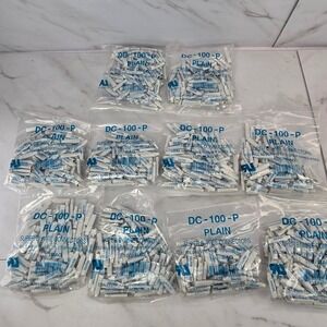 Dolphin‎ DC-100-P Super B Wire Connectors Plain 10 Bags 100/Bag-1000 Units Total